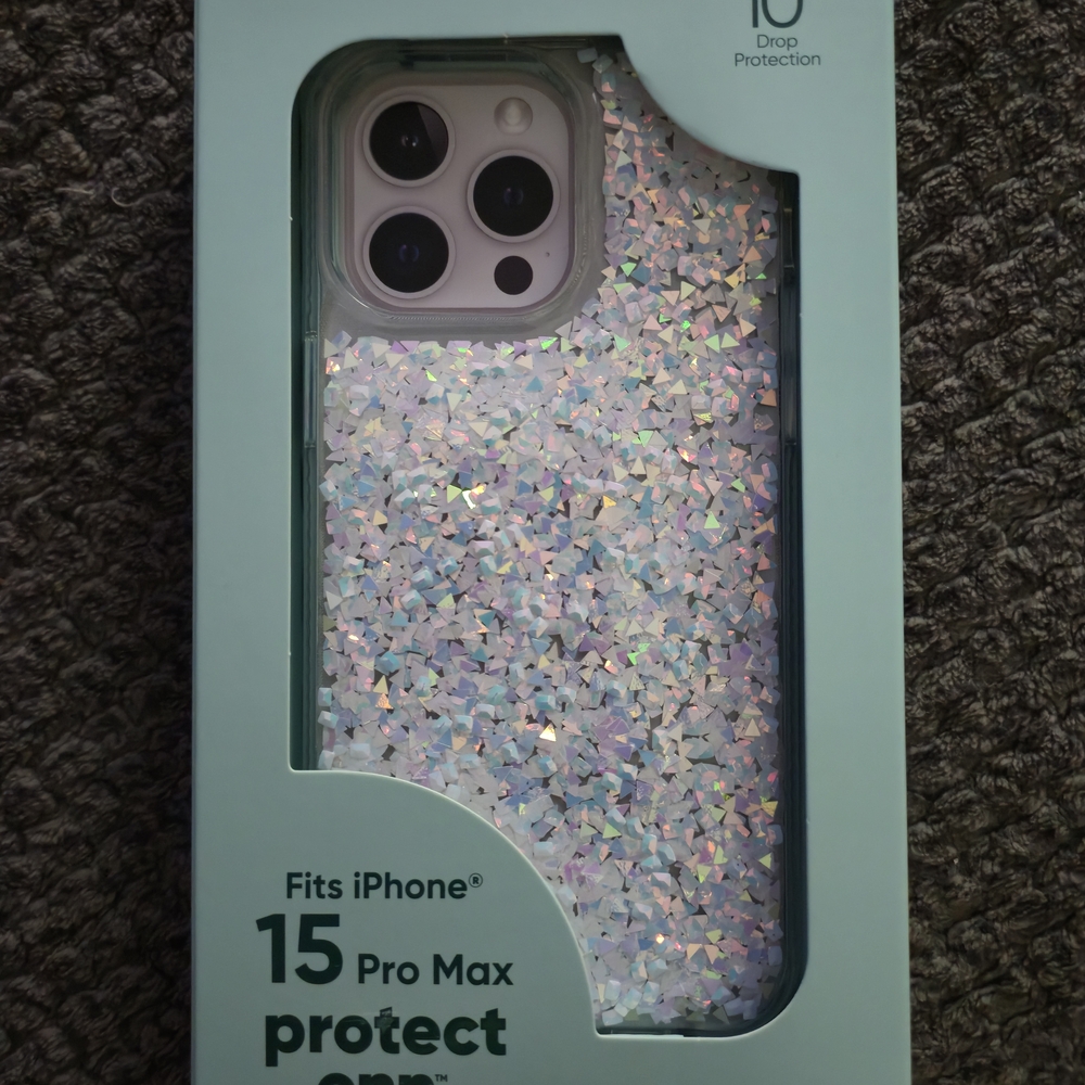 Protective Glitter Phone Case for iPhone 15 Pro Max